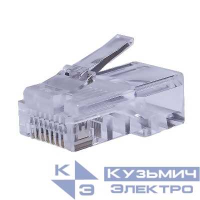 Коннектор 8P8C U/UTP кат.5E RJ-45 (DIY) (уп.10шт) SUPRLAN 10-0209-1
