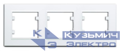 Рамка 3-м Karea горизонт. бел. Makel 56001703