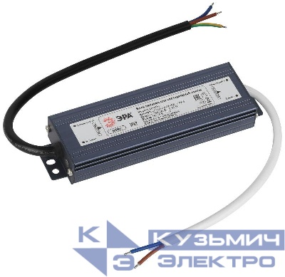 Блок питания для светодиодной ленты LP-LED 60Вт IP67 24В Slim Эра Б0061144