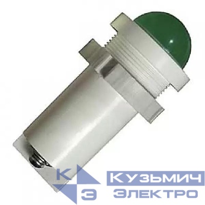 Лампа светодиодная СКЛ-14А-Л-2-380 380В 50Гц/пост. диаметр посадочного отверстия 22мм УХЛ2.1 зел. Реле и Автоматика A8021-78105756