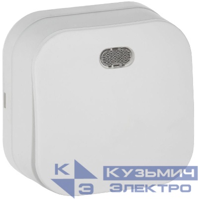 Выключатель 1-кл. ОП GLORY ВС20-1-1-ХБм 10А с индикацией бел. матов. IEK EVH11-K01M-10