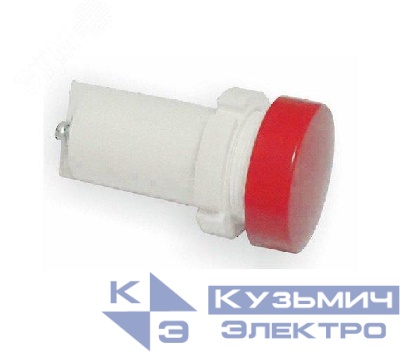 Лампа светодиодная СКЛ-14Б-К-2-220-П плоский излучатель 220В 50Гц/пост. диаметр посадочного отверстия 22мм УХЛ2.1 красн. Реле и Автоматика A8021-80067912