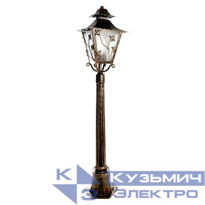 Светильник PL636 60Вт 230В садово-парковый черн. зол. FERON 11645