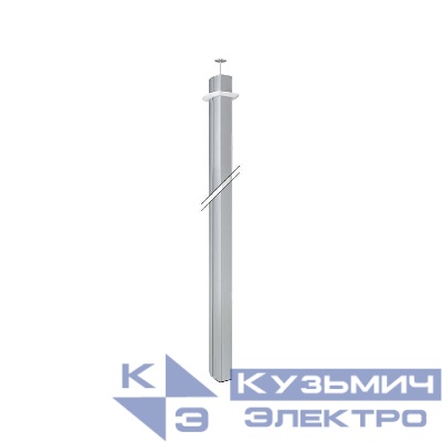 Колонна 2-сторонняя К45 с телескопич. упором 110х80мм 3м Simon Connect алюм. ALK7200-8