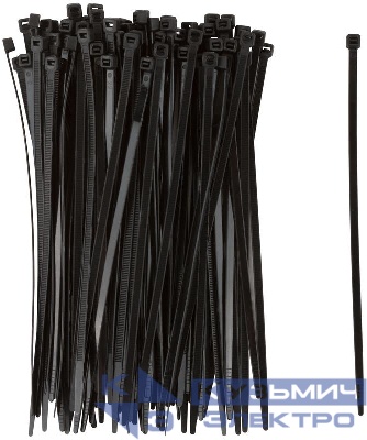 Хомут для проводов 4.8х200мм нейлон. черн. (уп.100шт) FIT 60354