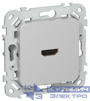 Розетка HDMI СП FLITE РШДМА-ФлА механизм алюм. IEK FI-H10-K47