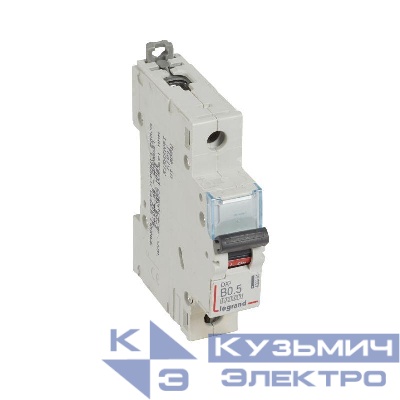 Выключатель автоматический модульный 1п B 0.5А 16кА DX3 10000 1мод. 230/400В Leg 408864