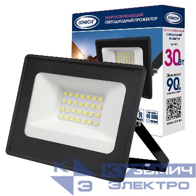 Прожектор светодиодный IFLSLED-DOB- 30-865-BL-IP65 IONICH 1476