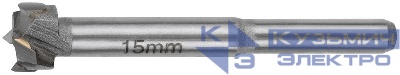 Сверло Форстнера (фреза) с карбидными вставками 15мм FIT 36521