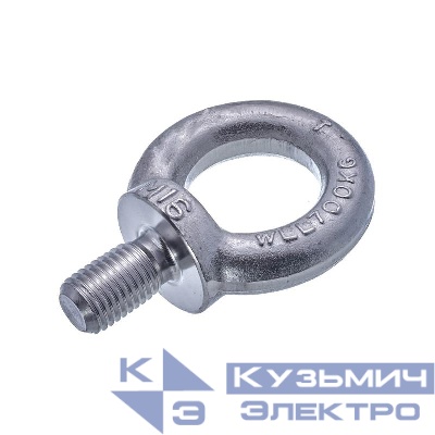 Рым-болт 16 мм DIN 580 оцинк. СТРОЙМЕТИЗ UTORM96909416М