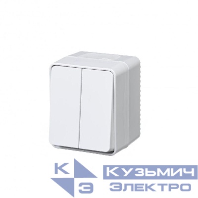 Выключатель 2-кл. ОП AtlasDesign PROFI IP54 10AX бел. SE ATN540151