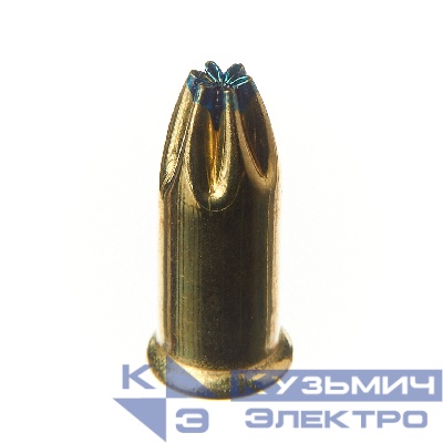 Монтажный патрон калибра Д-3 (6,8х18 мм, 100 шт/уп, синий) FEDAST