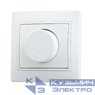 Светорегулятор СП 500Вт Mira с фильтром и предохранителем бел./бел. LEZARD 701-0202-117