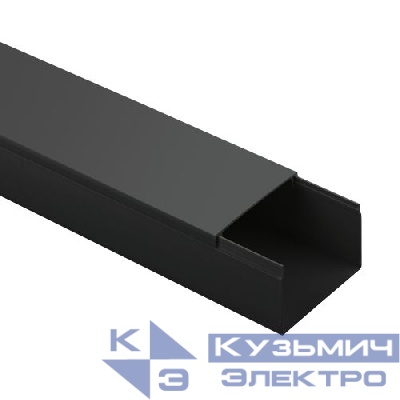 Кабель-канал 60х40 L2000 черн. KK-B-60-40 Эра Б0061746