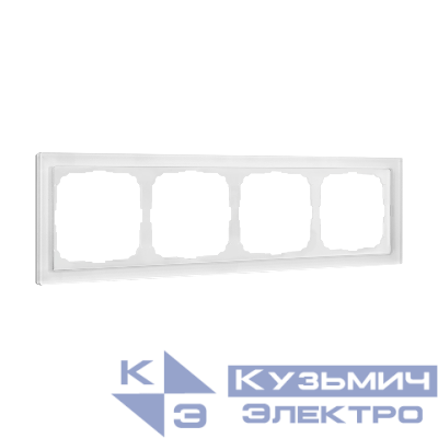 Рамка 4-м ArtGallery Pure органич. стекло бел. SE GAL320104