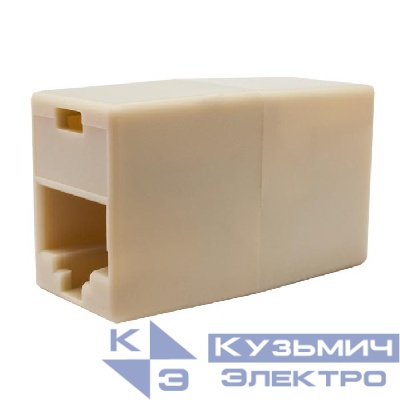 Соединитель проходной 8P8C (RJ-45) UTP 5e SUPRLAN 10-0317