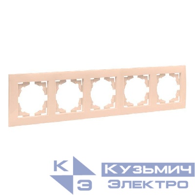 Рамка 5-м Валенсия крем. PROxima EKF EWM-G-305-20