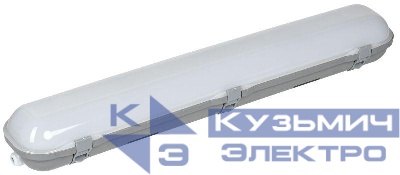 Светильник светодиодный ДСП 1321 40Вт 5000К IP65 600мм пластик сер. IEK LT-DSP0-1321-040-50-K01