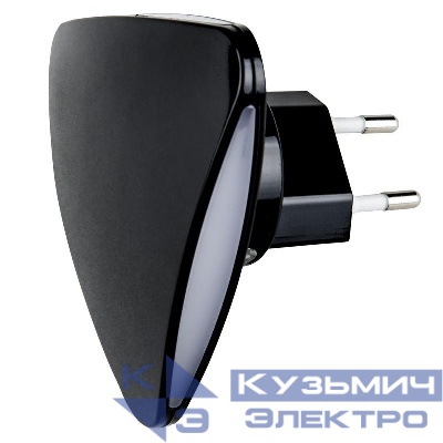 Светильник-ночник DTL-320 Треугольник/Black/Sensor с фотосенсором (день-ночь) черн. Uniel UL-00007224