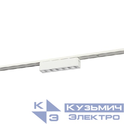 Светильник светодиодный трековый TRM-S5-2-6W4K-WH 6Вт 4000К с направленным светом для тонкого магнитного шинопровода бел. Эра Б0059043