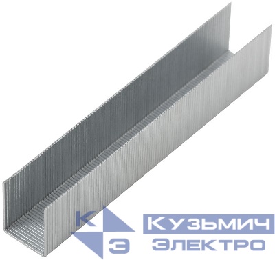 Скоба для степлера закален. 11.3х0.7мм 14мм тип 53 узкая (уп.1000шт) MOS 31375М