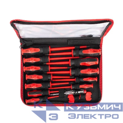 Набор диэлектрических отверток НИО-15 ПРОФИ КВТ 103015