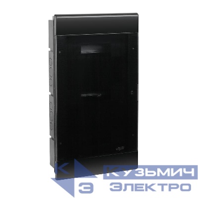 Щиток СП Тусо 36мод. с двер. 547х299х103мм черн. Ruvinil 68136Ч