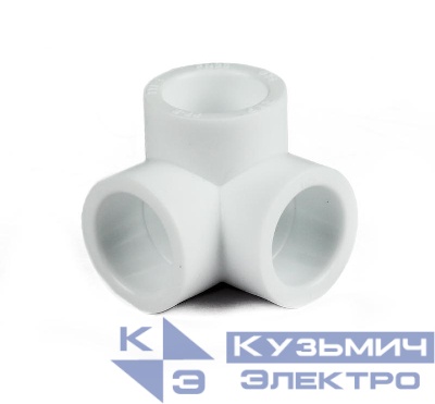 Тройник двухплоскостной PPR 20 бел. RTP 28079