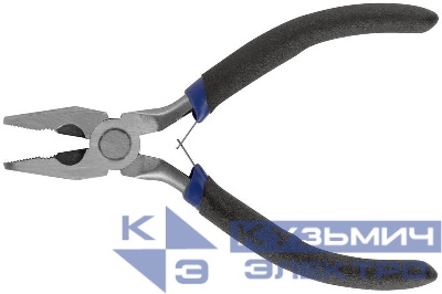 Плоскогубцы комбинированные "мини" синие ручки 120мм MOS 51682М