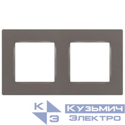 Рамка 2-м 12-5202-16 Классик титан Эра Б0067733