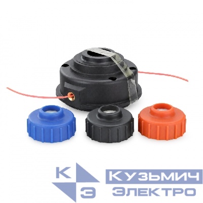 Diamond Industrial Катушка (головка) для триммеров 3 болта: М6х1,00 RH / М8х1,25 RH правая резьба + M8х1,25 LH левая резьба Diamond Industrial