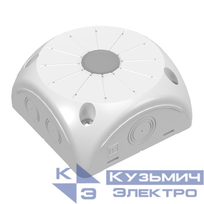 Коробка распределительная 100х100х50 двухкомпонентн. безгалоген. (HF) для видеокамер бел. Промрукав 60-0500-9003