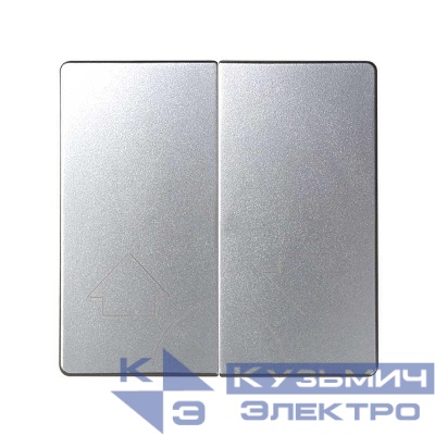 Клавиша двойная для 75396-39 Simon82 Detail алюм. 82029-93