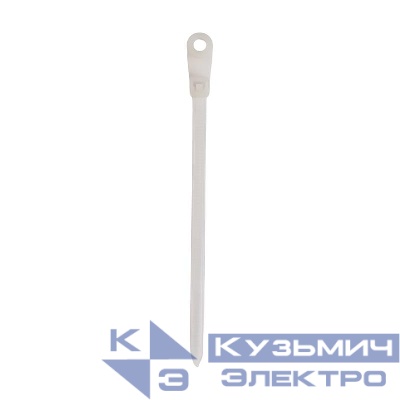 Хомут кабельный (стяжка) PCT-S 3.6х100-100WH 3.6х100 PA6.6 бел. (уп.100шт) JazzWay 5055490