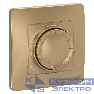 Светорегулятор поворотно-нажимной универсальный СП Blanca 400Вт титан SE BLNSS040014