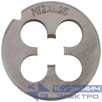 Плашкаметрическая легированная стальм12х1.25мм FIT 70829