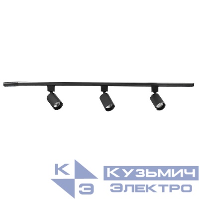 Светильник светодиодный трековый PTR 1512 3х12Вт 4000К IP40 24град. Black Pro черн. JazzWay 5062221