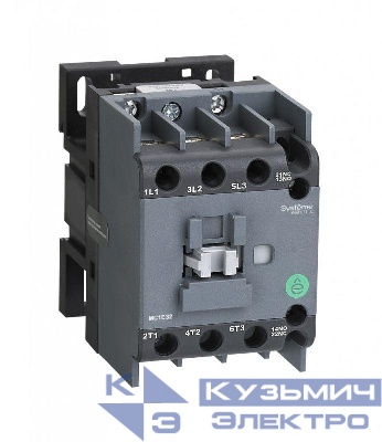 Контактор MC1E 3п 25А кат. 110В AC 1НО+1НЗ SE MC1E25F7