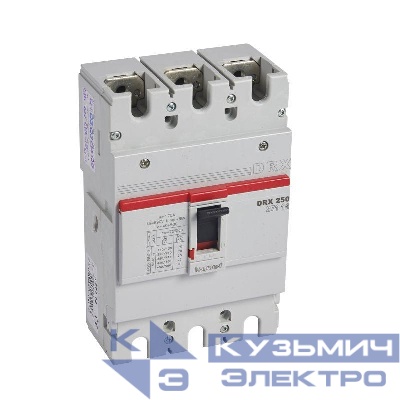 Выключатель автоматический 3п 175А 25кА DRX250 стационарн. Leg 027114