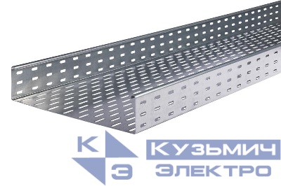 Лоток листовой перфорированный 85х400 L3000 сталь 0.9мм LKS 840 FT RU гор. оцинк OBO 6837594