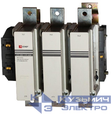 Контактор КТЭ 630А кат. 380В AC 1НО EKF ctr-b-630-380