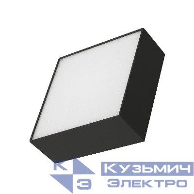 Светильник светодиодный SP-QUADRO-S175x175-16W Warm3000 BK 120 deg IP40 230В металл Arlight 034783