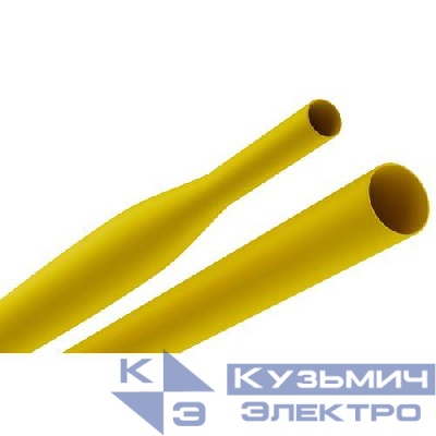Трубка термоусадочная ТТУ нг-LS 25/12.5 1м желт. (уп.10шт) Эра Б0067532
