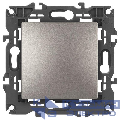 Переключатель Elegance 14-1103-16 250В 10АХ титан Эра Б0065792