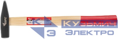 Молоток слесарный "Оптима" 200г деревянная ручка КУРС 44102