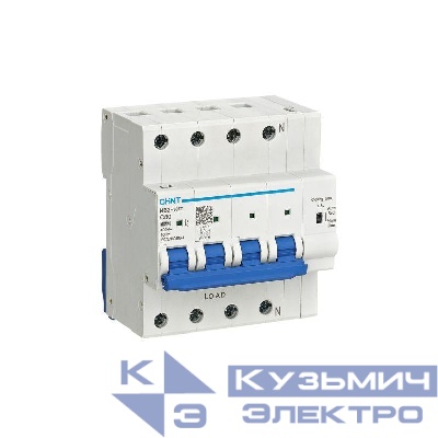 Выключатель автоматический модульный 4п (3P+N) C 16А 6кА NB2-80ZT (R) CHINT 448262