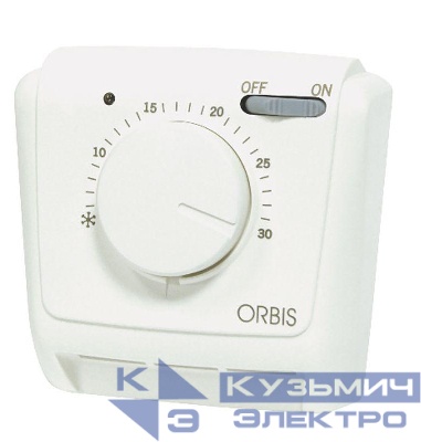 Термостат механический ОП Clima MLI IP20 для систем инфракрасн. обогрев. вкл./выкл. индикация Orbis OB320522