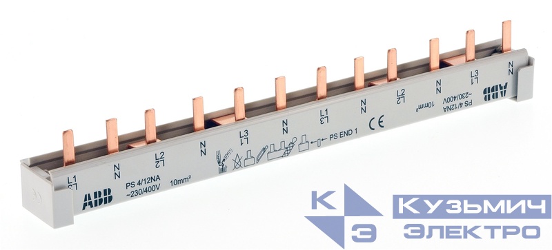 Разводка шинная 4ф нейтр. PS4/12NA ABB 2CDL240213R1012