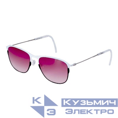 Очки черно-белые солнцезащитные из титана с красн. линзами DKC ANC4JWNC