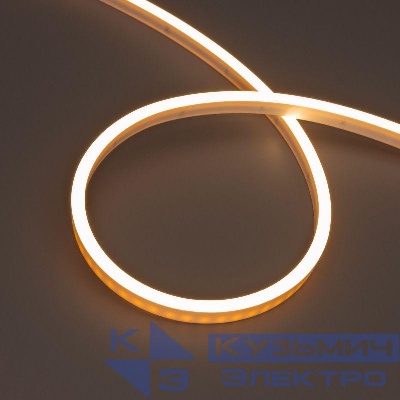 Лента светодиодная WAVE-SIDE-PU-A120-06x12mm 24В Warm 2700К 8Вт/м IP68 wire x1 вывод боков. герметичная (уп.1м) Arlight 052592